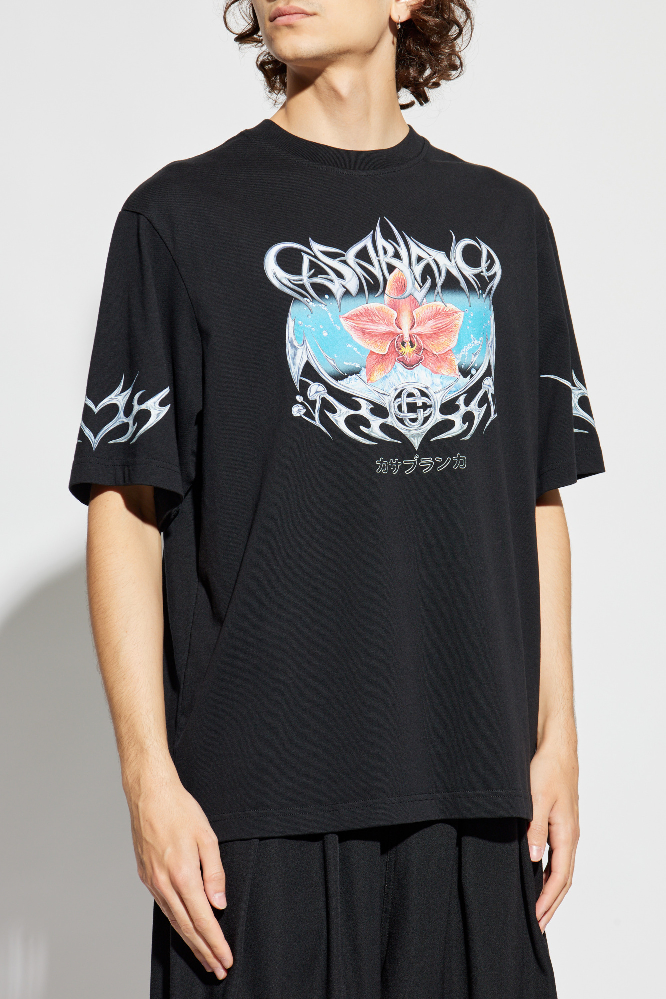Casablanca Oversize T-shirt | Men's Clothing | Vitkac